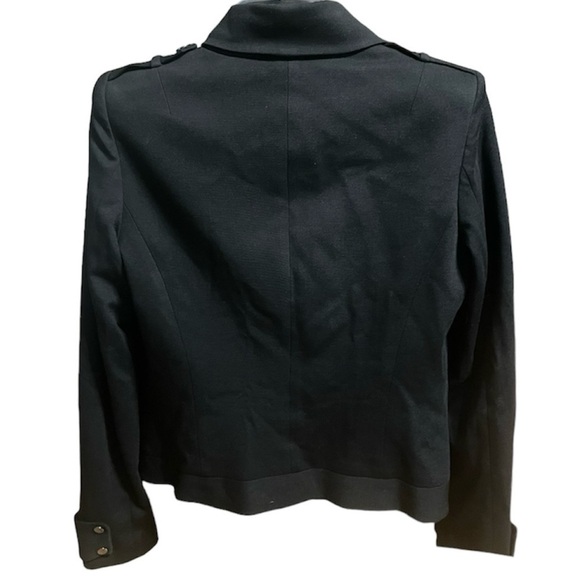 Robert Rodriguez Black Ponte Moto Jacket Double Breasted Size 6 - Picture 2 of 11
